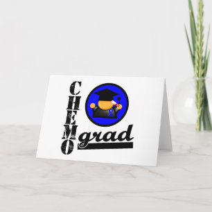 Chemo Grad Colon Cancer Ribbon Card