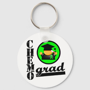 Chemo Grad Non Hodgkins Lymphoma Ribbon Key Ring