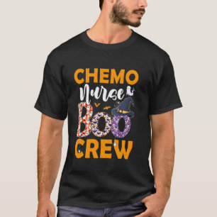 Chemo Nurse Boo Crew Spooky Boo Ghost Halloween Co T-Shirt