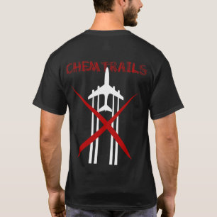 Chemtrails Are Wrong dark coloured tshirt