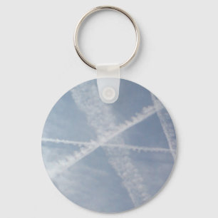 Chemtrails Over Spain Key Ring