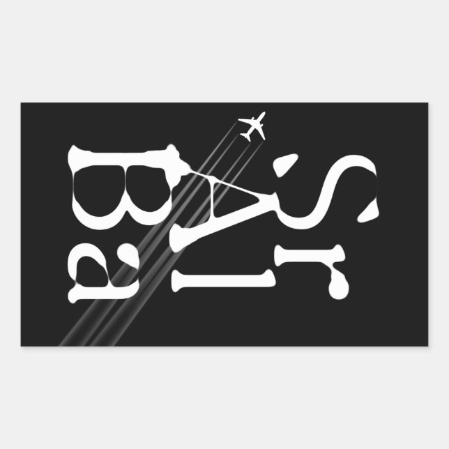 Chemtrails Sr+Al+Ba Rectangular Sticker (Front)