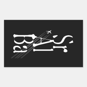 Chemtrails Sr+Al+Ba Rectangular Sticker