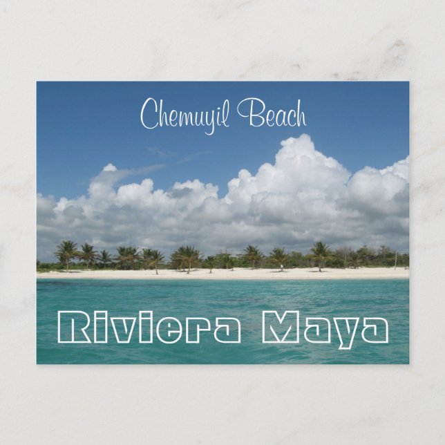 Chemuyil Beach Postcard (Front)
