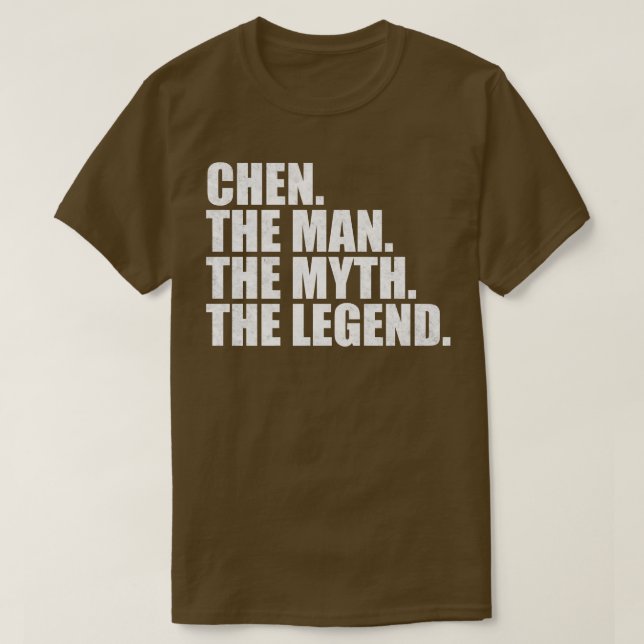 ChenChen Family name Chen last Name Chen Surname C T-Shirt (Design Front)