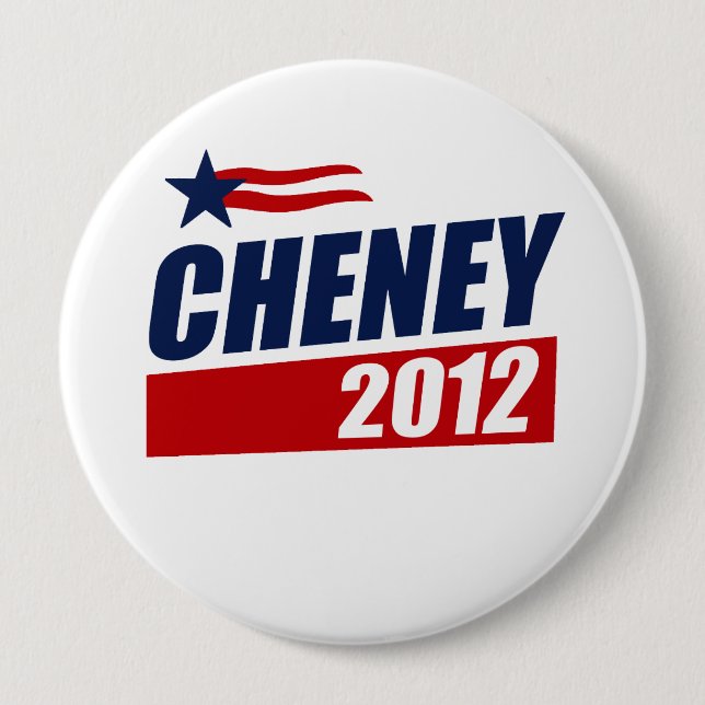 CHENEY 2012 10 CM ROUND BADGE (Front)