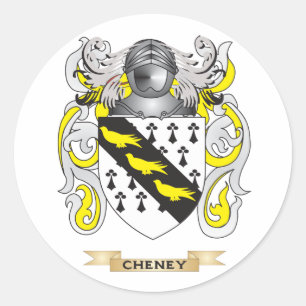 Cheney Coat of Arms Classic Round Sticker