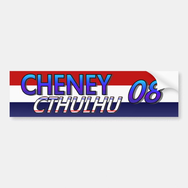 Cheney Cthulhu 08 Sticker (Front)
