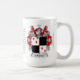 Cheney, the Origin, the Meaning and the Crest Coffee Mug