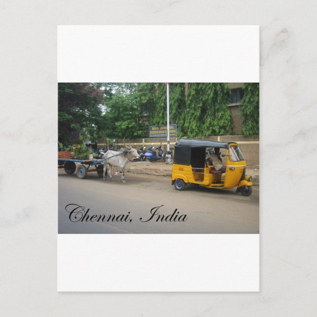 Chennai, India Postcard (Front)