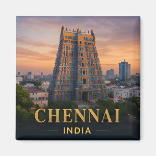 ✈️ Chennai India Travel Memories 🌴 Magnet