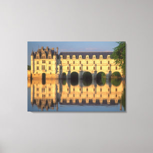 Chenonceau Chateau, River Cher, Loir-et-Cher, 2 Canvas Print