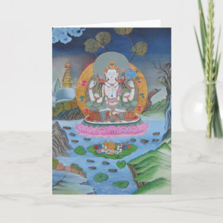 Chenrezig Greeting Card