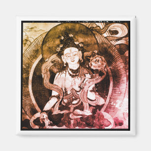 Chenrezing Buddha, Vintage Heruka, Tibet Magnet