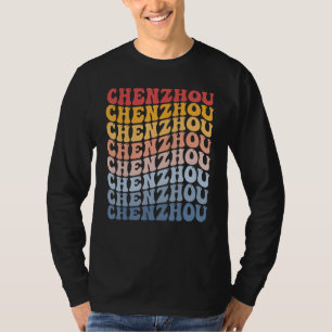 Chenzhou City Groovy Retro T-Shirt