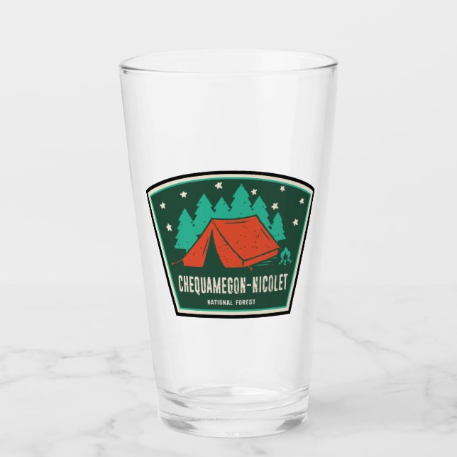 Chequamegon-Nicolet National Forest Camping Glass (Front)