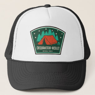 Chequamegon-Nicolet National Forest Camping Trucker Hat