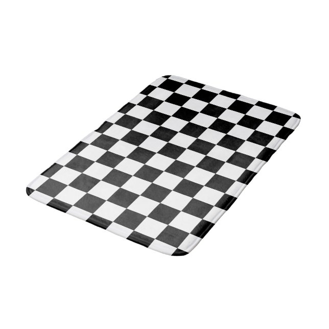 Chequerboard Bath Mat (Angled)