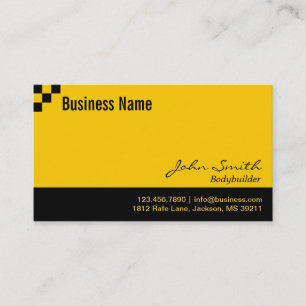 Chequerboard Bodybuilding Business Card