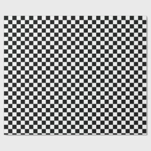 Chequerboard Checked Wrapping Paper