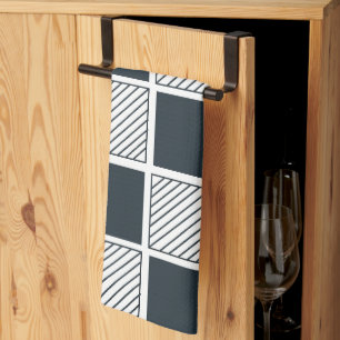 Chequerboard Checks Classic  Tea Towel