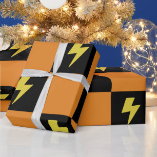  Chequerboard flash sign pattern , Y2K Wrapping Paper