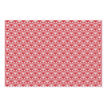 Chequerboard Heart Wrapping Paper - Tonal Pink