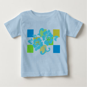Chequerboard Hibiscus Toddler & infant Tees