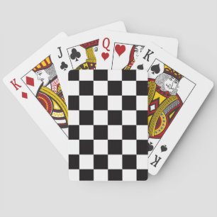 Chequerboard Home Rug of the Classic Elegance Playing Cards