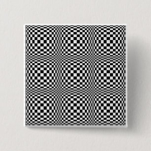 Chequerboard Illusion Square Button