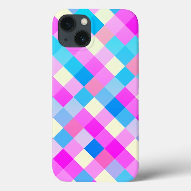 Chequerboard Pastel Colours Case-Mate Samsung Gala iPhone Case (Back)