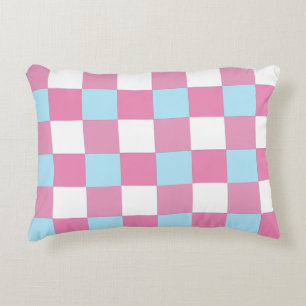 Chequerboard Pattern Decorative Cushion