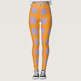 Chequerboard Pattern Leggings