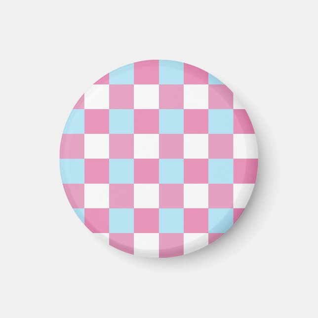 Chequerboard Pattern Magnet (Front)
