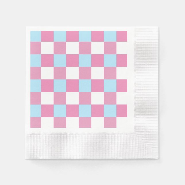 Chequerboard Pattern Napkin (Front)