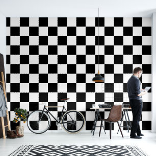Chequerboard pattern wallpaper