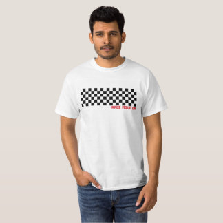 Chequered Adrenaline – Race Mode On T-Shirt