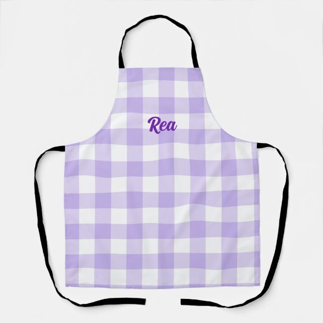 chequered  apron (Front)