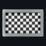 Chequered Belt Buckle<br><div class="desc">This belt buckle resembles a chequered race flag. The design is from original art.</div>