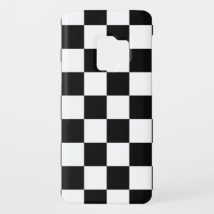 Chequered Black and White Case-Mate Samsung Galaxy S9 Case