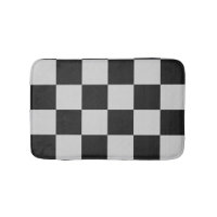 Chequered Black & White Squares or CUSTOM COLOR