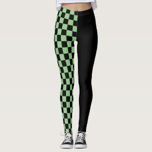 Chequered Board Colour Block -Choose any colour! Leggings