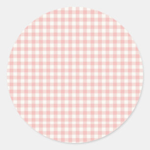 Chequered  classic round sticker