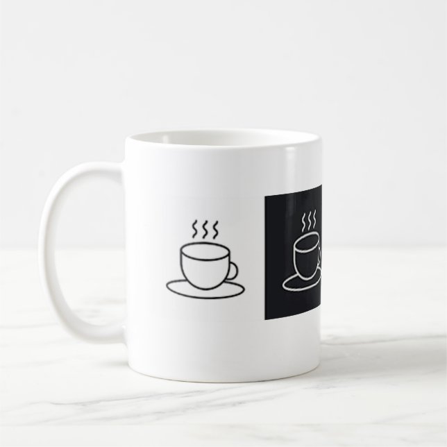 Chequered Coffee mug (Left)