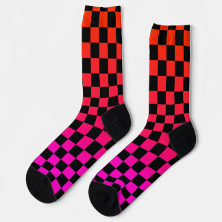 Chequered Crew Socks