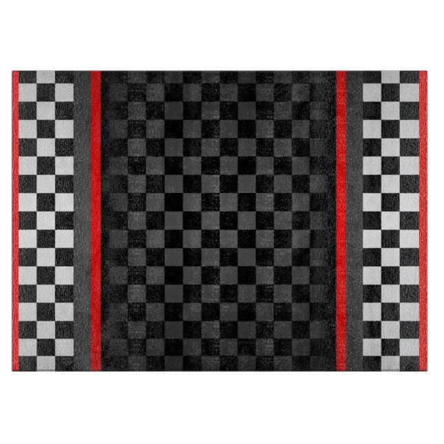Chequered Design Cutting Board (Front)