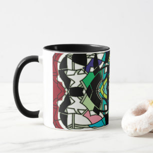 Chequered Design Mug