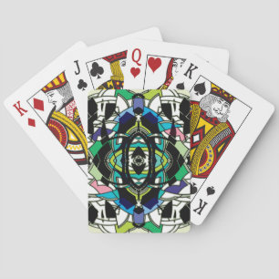Chequered Design Playing Cards
