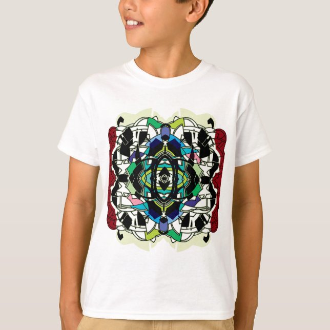 Chequered Design T-Shirt (Front)