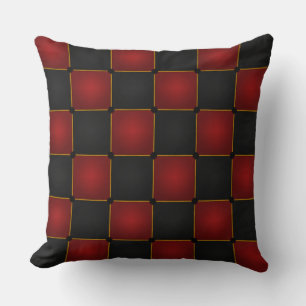 Chequered Elegance Cushion